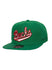 Mitchell & Ness HWC '68 Logo History Milwaukee Bucks Fitted Hat in Green - Angled Left Side View