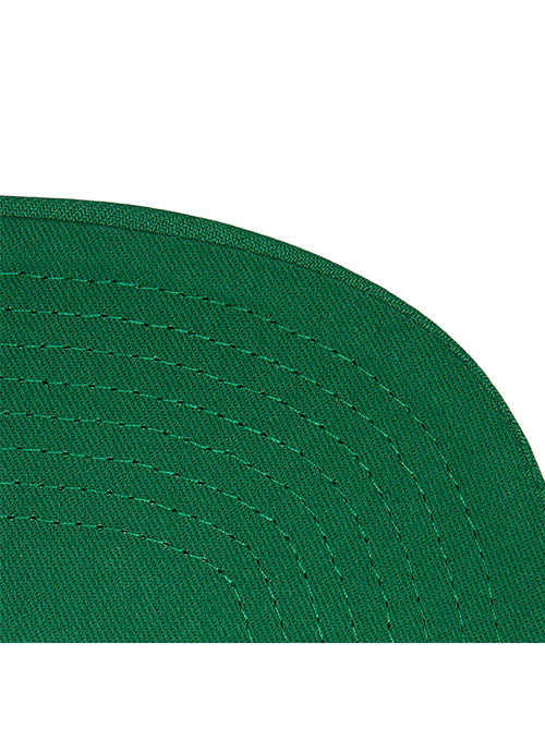 Mitchell & Ness HWC '68 Logo History Milwaukee Bucks Fitted Hat in Green - Underbill View