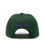 Youth Mitchell & Ness HWC '93 2-Tone Milwaukee Bucks Snapback Hat- Back View 