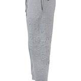 Women's The Wild Collective Embossed X3 Milwaukee Bucks Jogger Pants In Grey - Left Side View