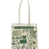 All Over Print Milwaukee Bucks Tote