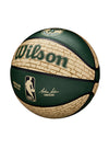 Wilson Cream Brick Milwaukee Bucks Full Basketball- Side 3