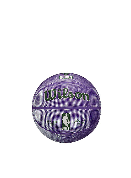 Wilson HWC '93 Milwaukee Bucks Mini Basketball- Side 1