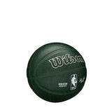 Wilson Forge Print Green Milwaukee Bucks Mini Basketball- Side 4