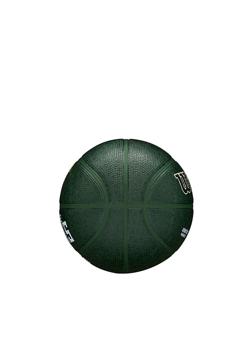 Wilson Forge Print Green Milwaukee Bucks Mini Basketball- Side 7