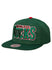 Mitchell & Ness Draft Icon Milwaukee Bucks Snapback Hat in Green - Angled Left Side View
