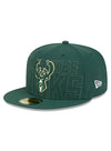 New Era Draft 2023 OTC 59Fifty Milwaukee Bucks Fitted Hat