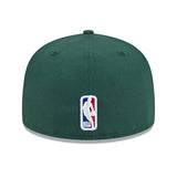 New Era Draft 2023 OTC 59Fifty Milwaukee Bucks Fitted Hat in Green - Back View