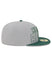 New Era Draft 2023 Grey 59FIfty Milwaukee Bucks Fitted Hat- in Grey and Green - Right Side View