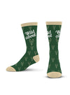 For Bare Feet Wild About My Milwaukee Bucks Crew Socks