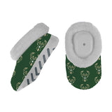 Infant For Bare Feet Tread Green Milwaukee Bucks Bootie