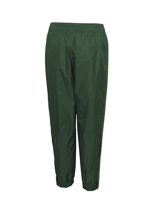 Youth Nike Courtside 22 Milwaukee Bucks Tracksuit Set in Green - Sweatpant Back View