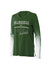 Women's Wear By Erin Andrews Dip Dye Green Milwaukee Bucks Long Sleeve T-Shirt- front 