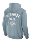 Staple Milwaukee Made Blue Milwaukee Bucks Hooded Sweatshirt-back