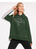 Women's DKNY Destiny Green Milwaukee Bucks Hooded Sweatshirt
