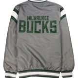 Starter Ace Block Windbreaker Milwaukee Bucks Pullover Jacket-back 