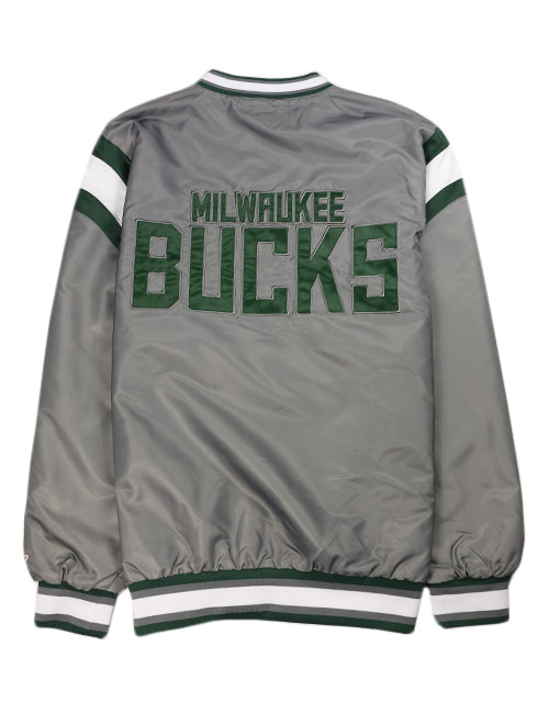 Starter Ace Block Windbreaker Milwaukee Bucks Pullover Jacket-back 