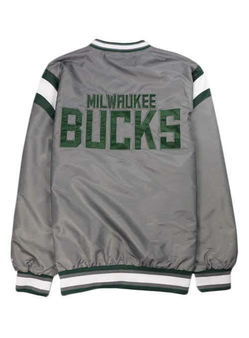 Starter Ace Block Windbreaker Milwaukee Bucks Pullover Jacket-back 