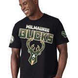 Starter – Special Teams – Milwaukee Bucks – T-Shirt mit großer Grafik