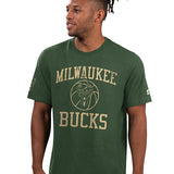 Starter Touchdown City Team Green Milwaukee Bucks T-Shirt