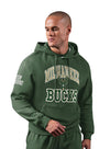 G-III Assist City Team Milwaukee Bucks Hooded Sweatshirt-front