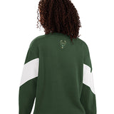 Women's G-III Holy Grail Milwaukee Bucks Crewneck Sweatshirt-back