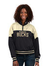 Women's Starter Blitz Milwaukee Bucks Pullover Jacket