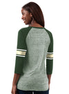 Women's G-III Recover Green Milwaukee Bucks 3/4 Sleeve T-Shirt-back 