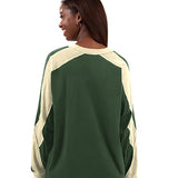 Women's G-III Smash Green Milwaukee Bucks Long Sleeve T-Shirt-back