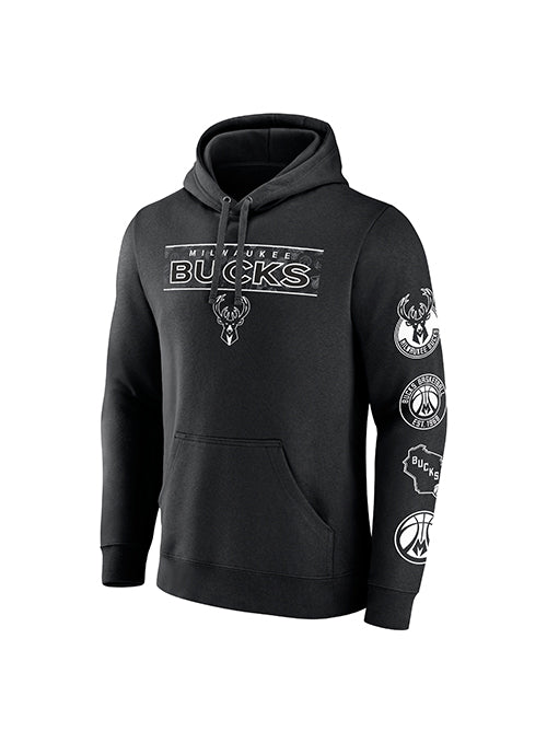 Big & Tall Fanatics All Team Milwaukee Bucks Hooded Sweatshirt- Front 