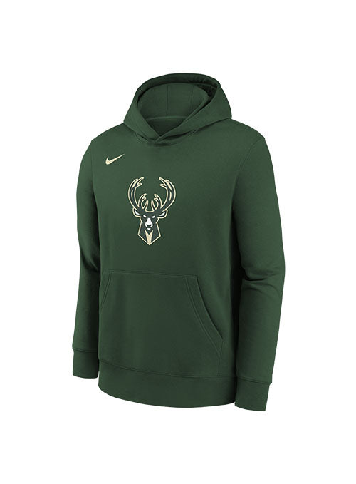 Juvenile Club Logo Milwaukee Bucks Hooded Sweatshirt