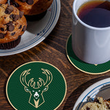 Rico 3D Molded Milwaukee Bucks 4-Pack Coasters