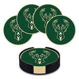 Rico 3D Molded Milwaukee Bucks 4-Pack Coasters