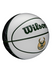 Wilson Autograph Milwaukee Bucks Full Size Basketball In Black & White - Side View 3