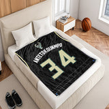 Sleep Squadron Giannis Antetokounmpo 60"x80" Raschel Blanket-display