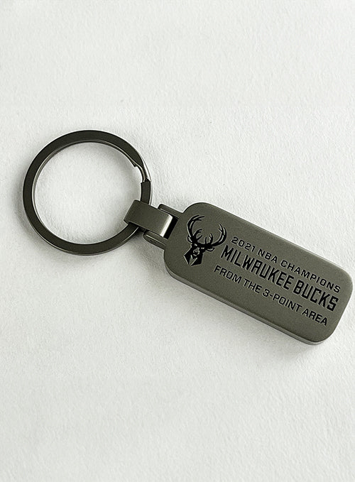 Championship Court Milwaukee Bucks 3Point Area Keychain