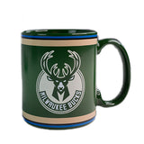 Uncanny Brands Global State Milwaukee Bucks Mug & Warmer-mug-global logo