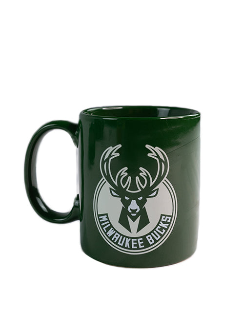 Uncanny Brands Global Bango Milwaukee Bucks Mug & Warmer-mug- global logo