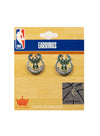 Aminco Post Global Milwaukee Bucks Stud Earrings