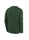 Youth Nike Essential On-Court Practice Green Milwaukee Bucks Long Sleeve T-Shirt - Back View