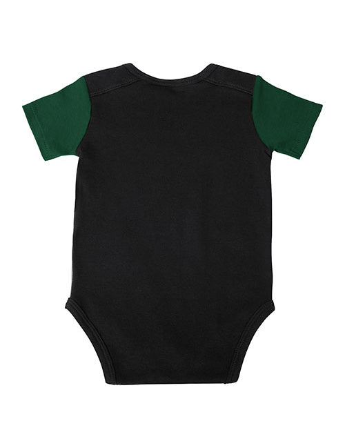 Infant Outerstuff Buzzer Beater Milwaukee Bucks 3-Piece Set - Onesie Back View