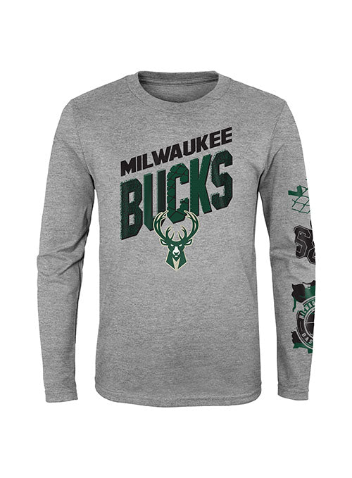 Youth Outerstuff Parks Wrecks Milwaukee Bucks T-Shirt | Bucks Pro Shop