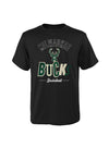 Youth Outerstuff All In Milwaukee Bucks T-Shirt