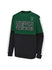 Youth Outerstuff Strong Side Milwaukee Bucks Crewneck Sweatshirt in Green and Black - Front View