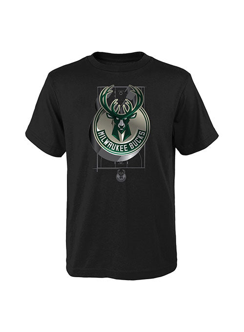 3D Logo Milwaukee Bucks T Shirt