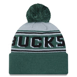 New Era Cuff Pm Wordmark Milwaukee Knit Hat - Back View