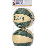Franklin Milwaukee Bucks 2-Piece Soft Basketball Set=packaging