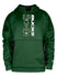 New Era Tri Icon Milwaukee Bucks Hooded Sweatshirt in Green - Front View