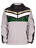 New Era Lift Pass Milwaukee Bucks 1/2 Zip Hooded Sweatshirt in Grey, Green, Gold and Black - Front View