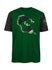 New Era Heavy Sliced Logo Milwaukee Bucks T-Shirt in Grey - Front View